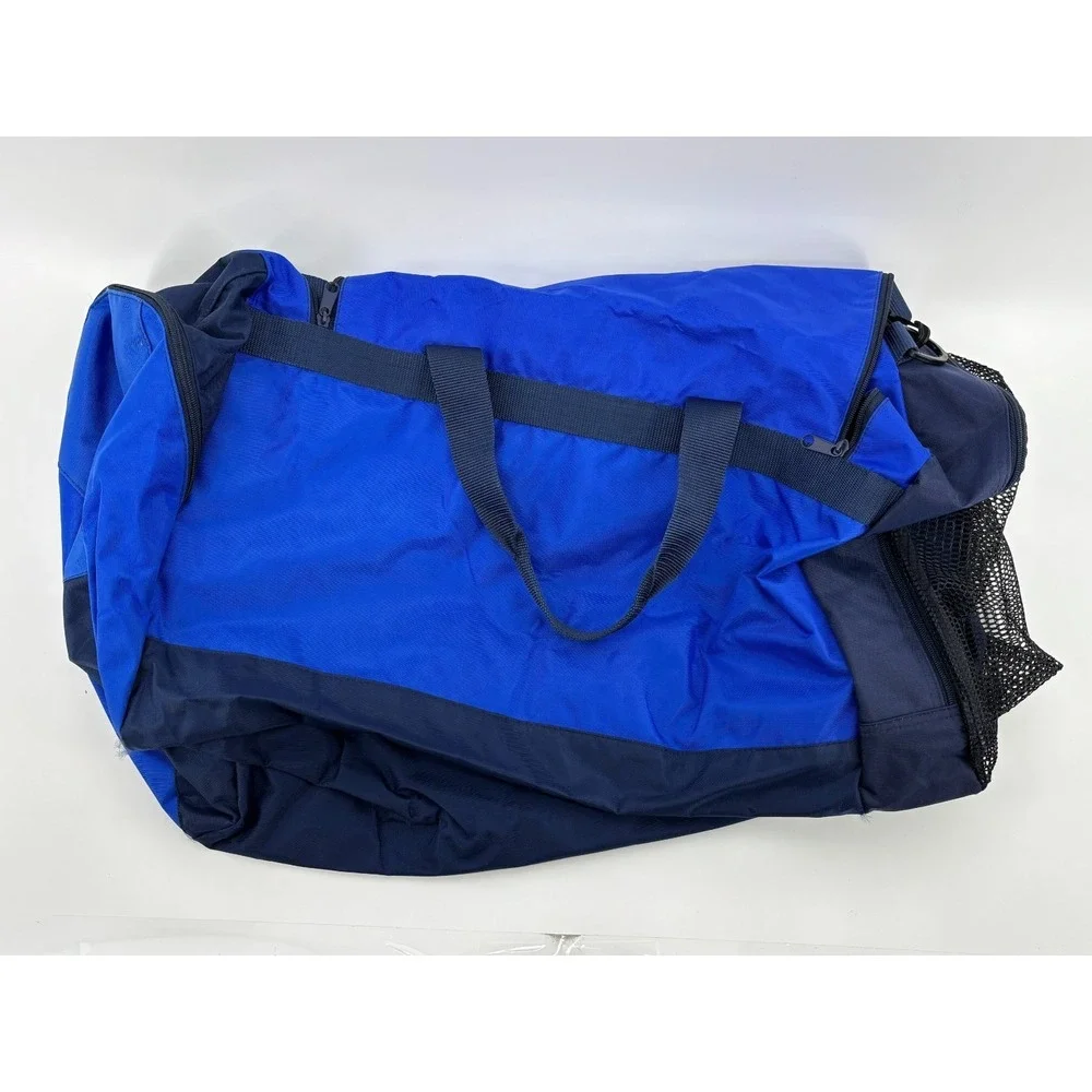 Polo Ralph Lauren Sport Duffel Bag Blue Black US Flag Logo Vintage Mens Travel